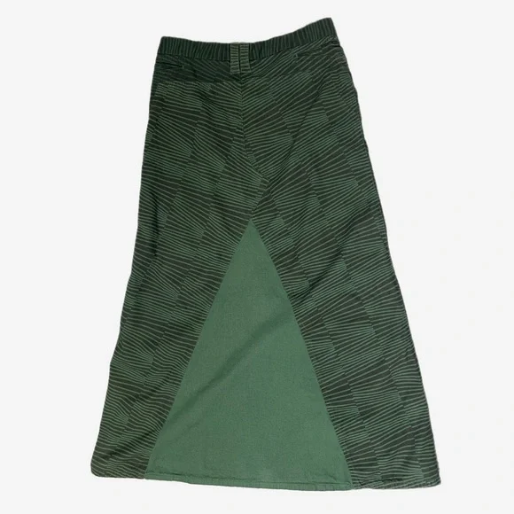 Vintage Y2K Custo Barcelona distressed low rise chino maxi skirt green stripe XS - Picture 10 of 10